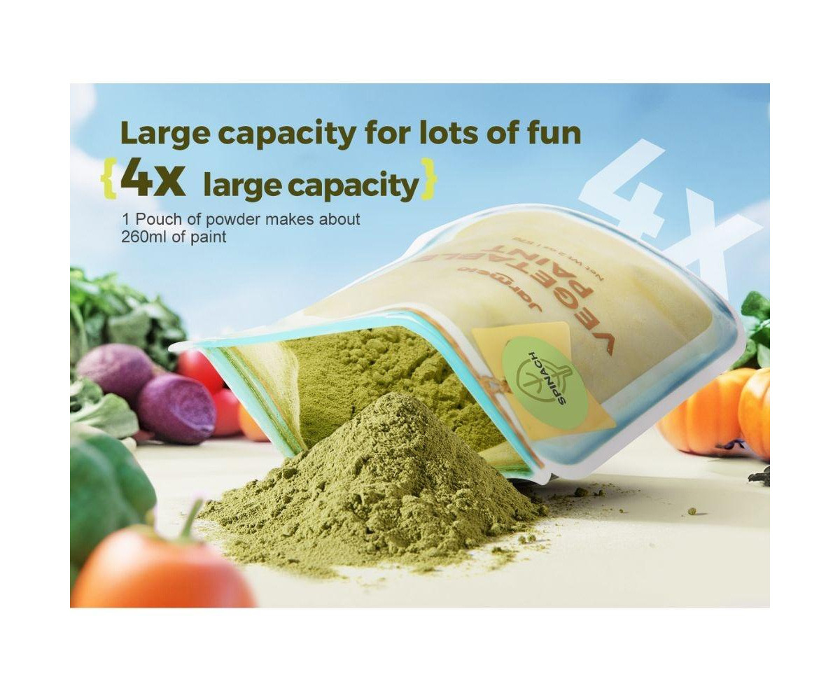 Peinture Végétale Naturelle en Poudre 6 Couleurs