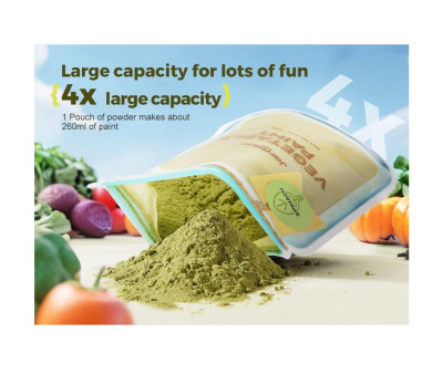 Peinture Végétale Naturelle en Poudre 6 Couleurs