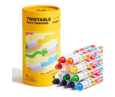 12 Twistable Silky Crayons Lavabili