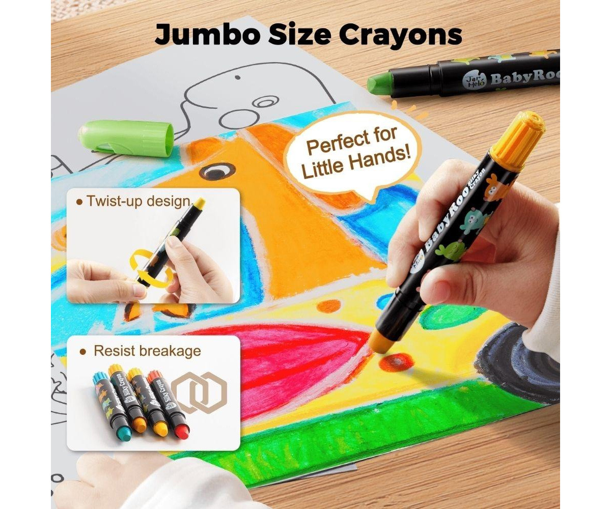 12 Twistable Silky Crayons Lavabili