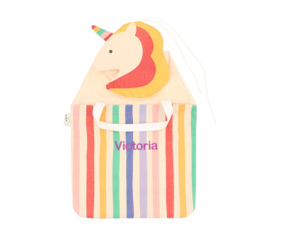 Rangement Mural + Sac Toto Unicorn Personnalisable