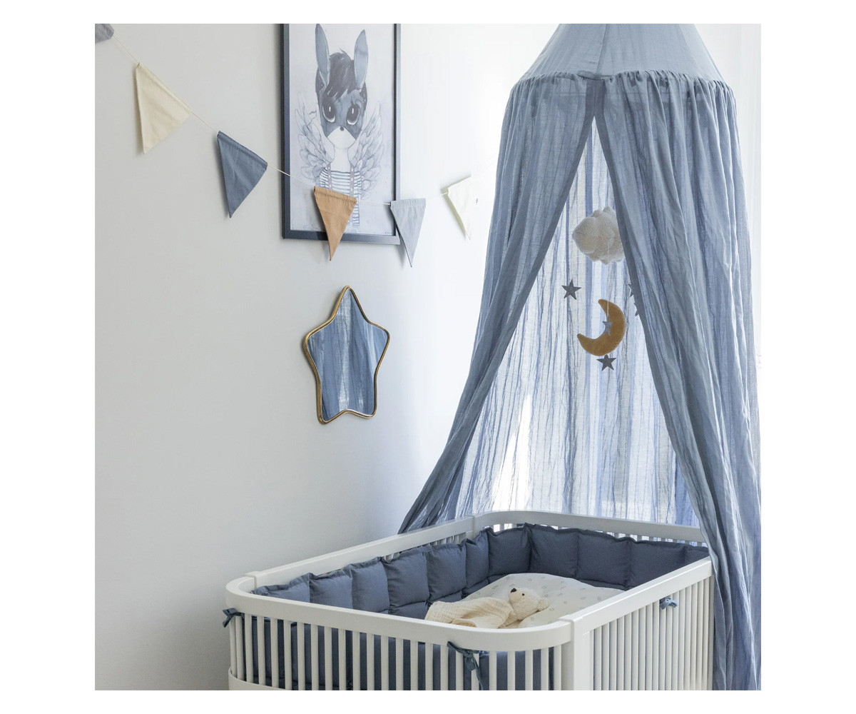 Guirnalda Infantil de Tela Doble Cara Forest Lake Blue