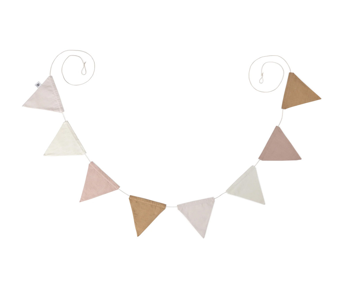 Guirnalda Infantil de Tela Doble Cara Birchbark Rose