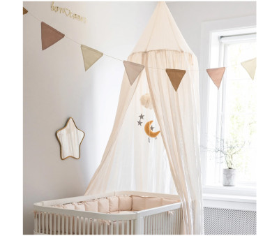 Guirnalda Infantil de Tela Doble Cara Birchbark Rose