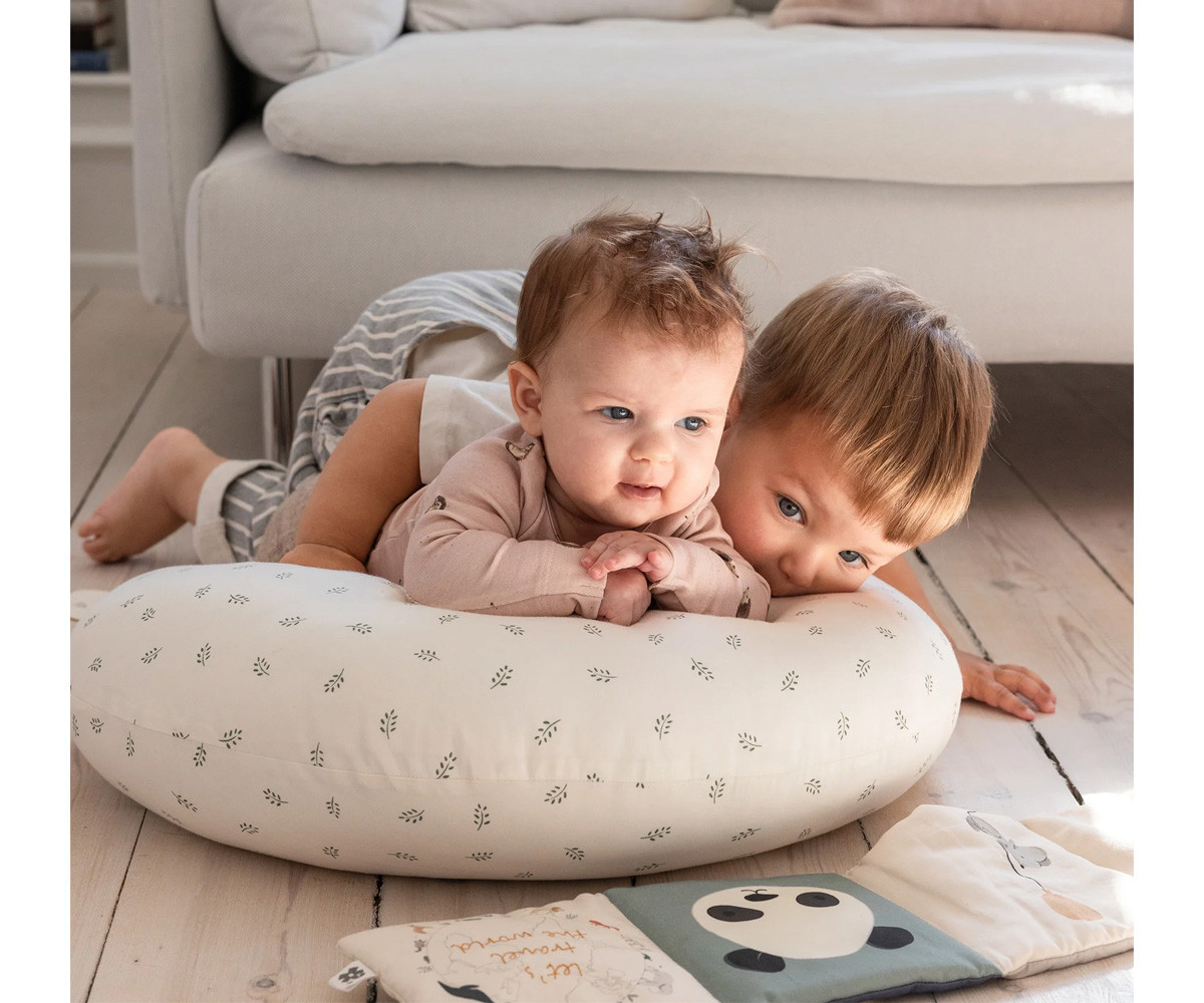 Cojín de Lactancia Kapok Cream Stripe