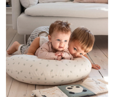 Cojín de Lactancia Kapok Cream Stripe