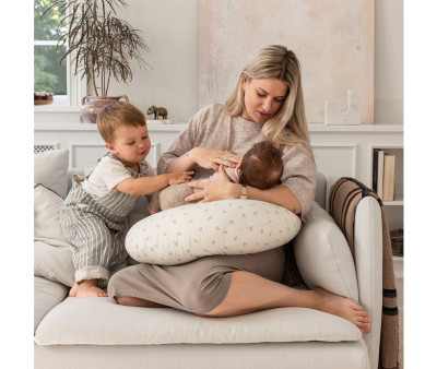 Cojín de Lactancia Kapok Cream Stripe