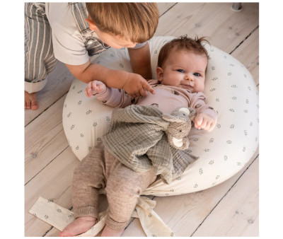 Cojín de Lactancia Kapok Cream Stripe