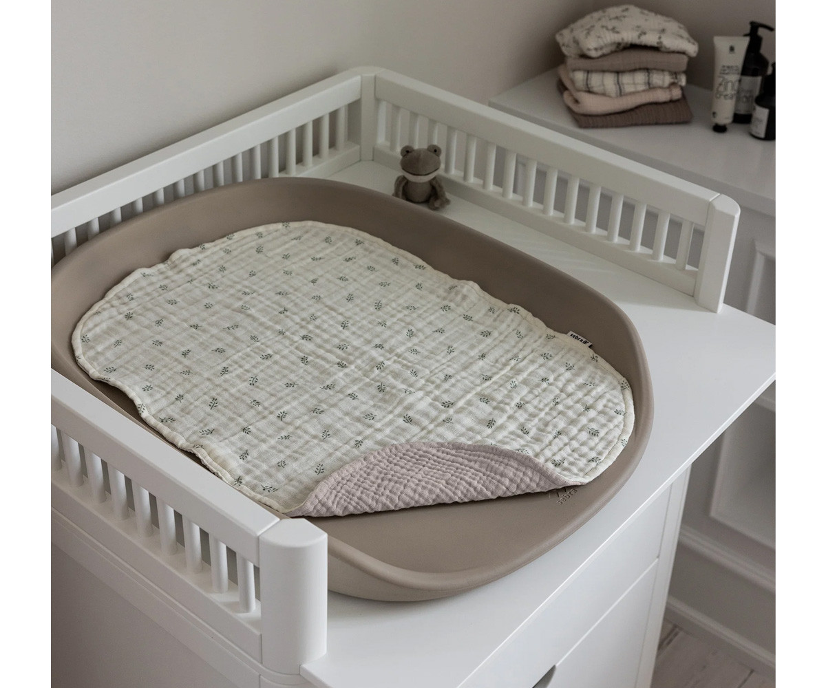 2 Cambiadores de Muselina Orgánica Sophora Leaves