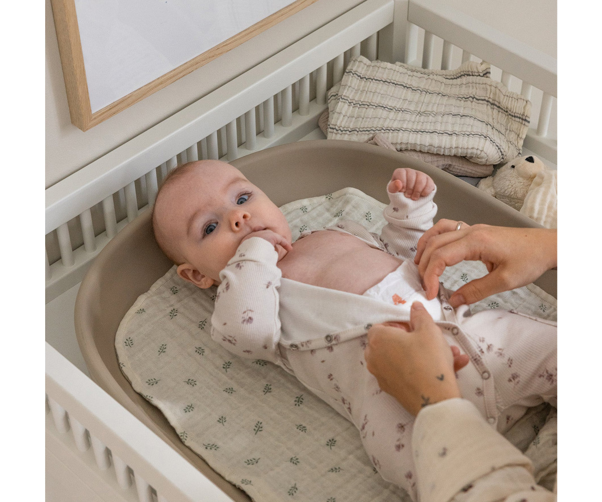 2 Cambiadores de Muselina Orgánica Sophora Leaves