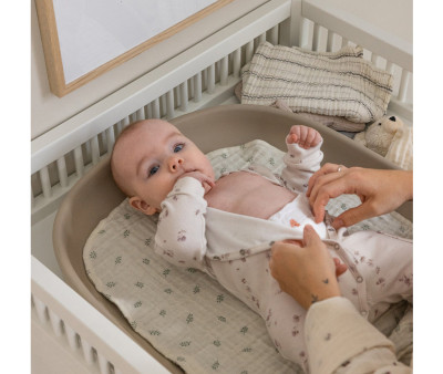 2 Cambiadores de Muselina Orgánica Sophora Leaves