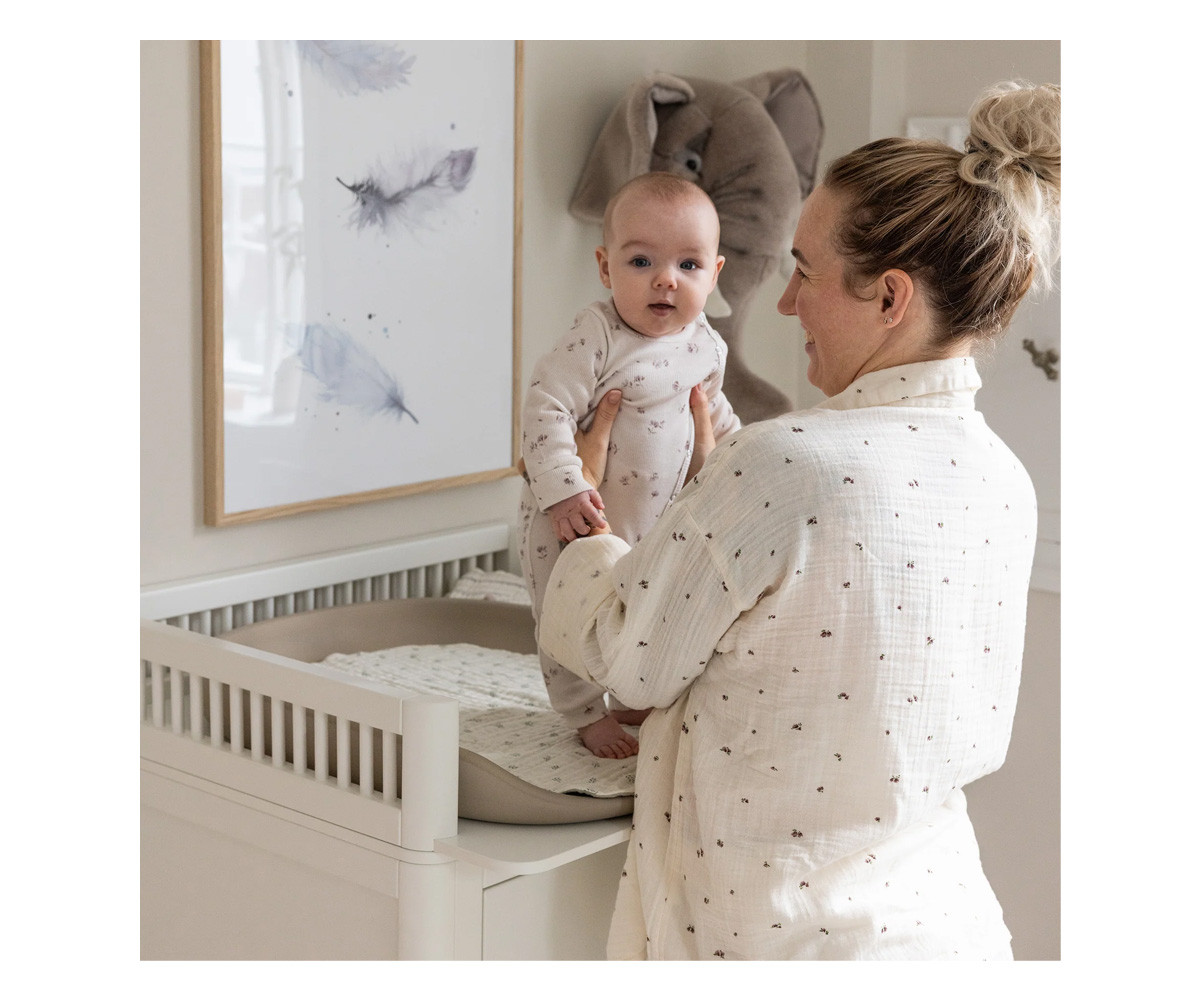 2 Cambiadores de Muselina Orgánica Sophora Leaves