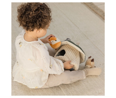 Peluche Sensoriale Nascondino Mushroom Verde