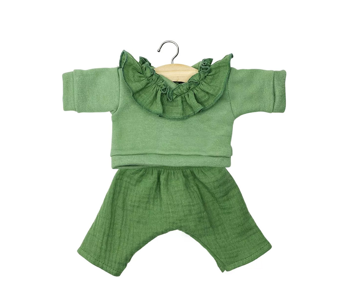 Completo Marion con Felpa e Pantaloni Ortie Bambole Minikane