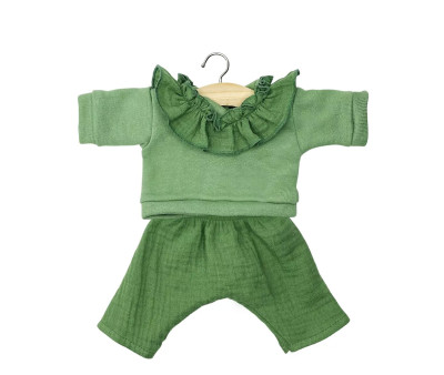 Completo Marion con Felpa e Pantaloni Ortie Bambole Minikane