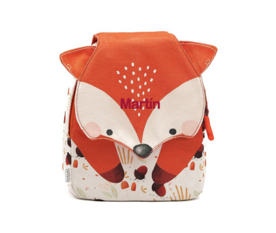 Zaino Mini Volpe Personalizzabile
