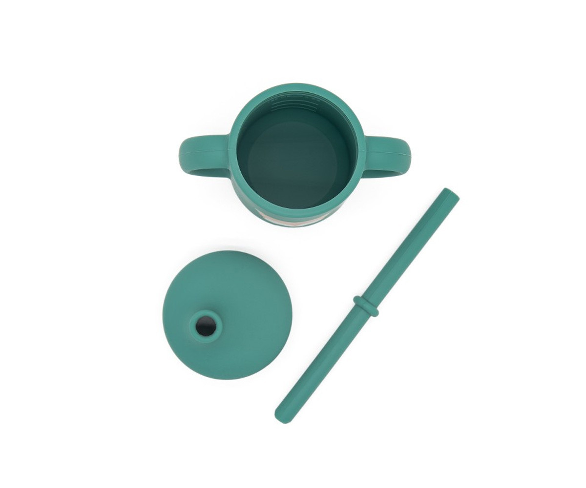 Taza de Silicona con Pajita Zorro 120ml