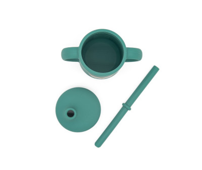 Taza de Silicona con Pajita Zorro 120ml