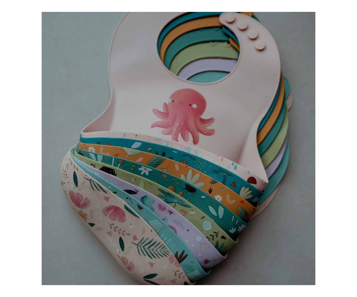 Babero de Silicona Zorro