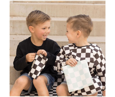 Pack 3 Bolsa Snack Checkers Sage