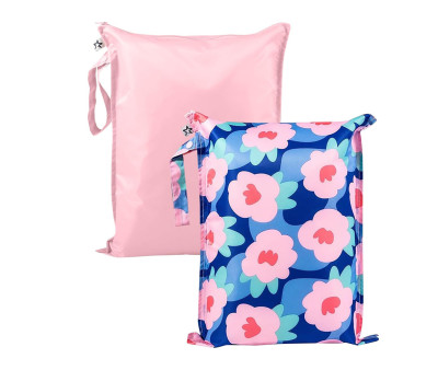 Pack 2 Bolsa Impermeables Flowers Pink