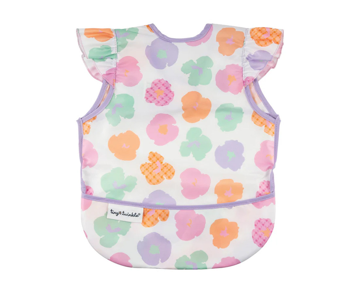 Babero sin Mangas Impermeable Flowers Pop