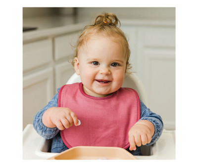 Pack 3 Bavaglini Rotondi Kaffle BordeauxPink/Lilac