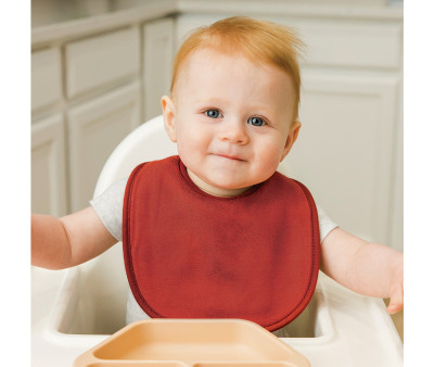 Pack 3 Bavaglini Rotondi Kaffle Bordeaux/Brown/Light Brown