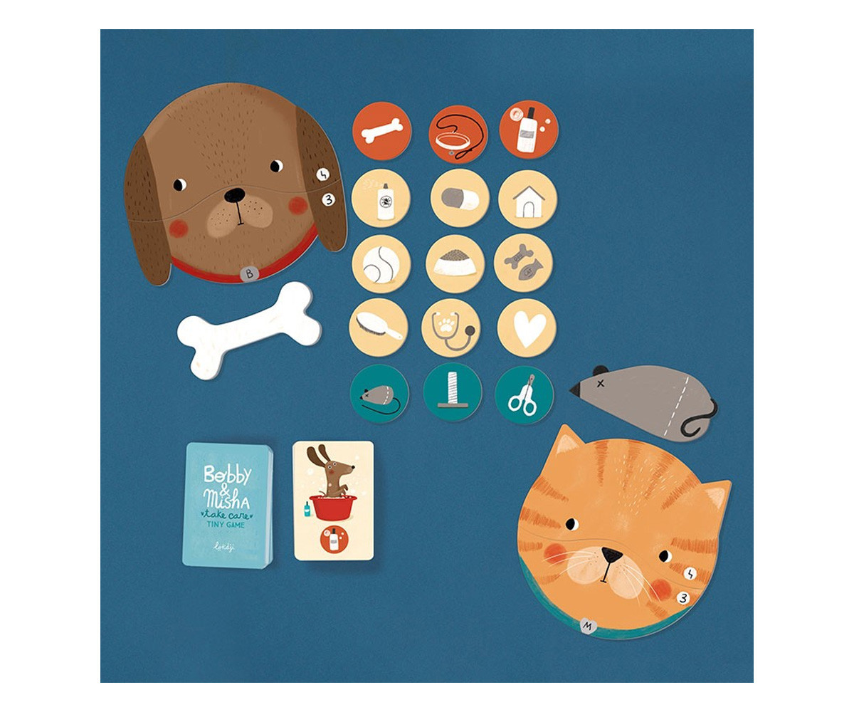 Juego de Memoria Tiny Game Bobby & Misha