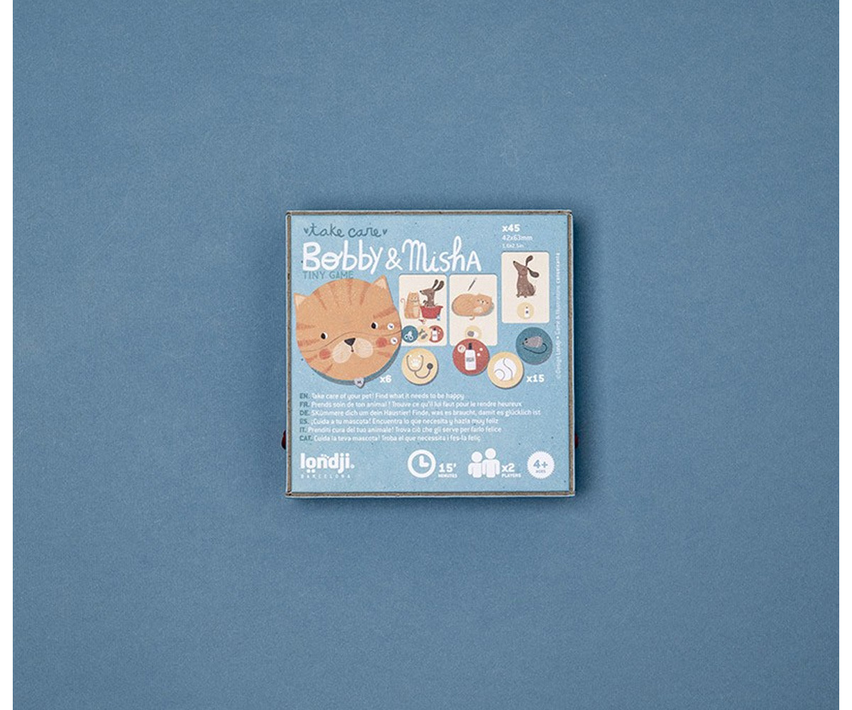 Juego de Memoria Tiny Game Bobby & Misha