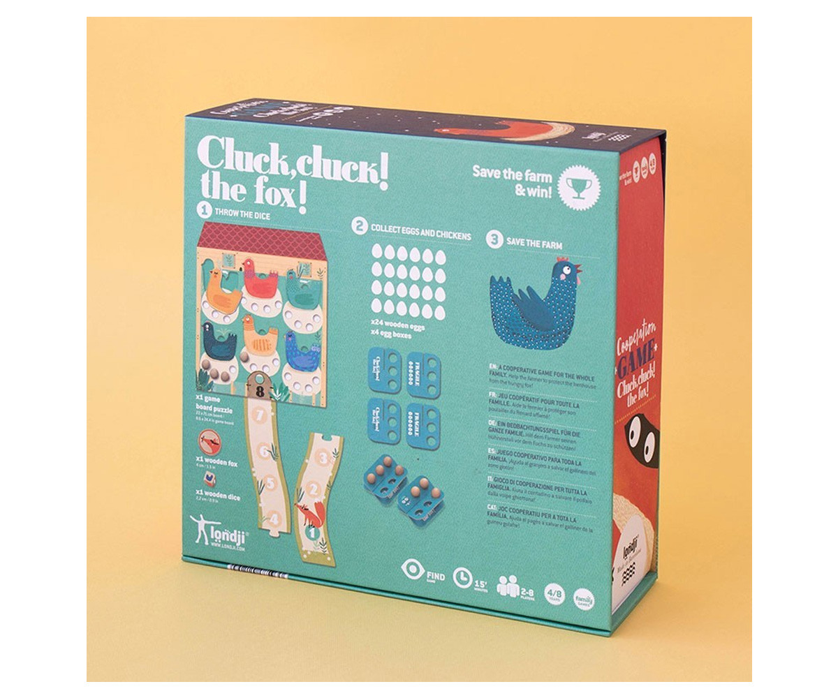 Juego de Mesa Family Game- cluck,cluck, the fox