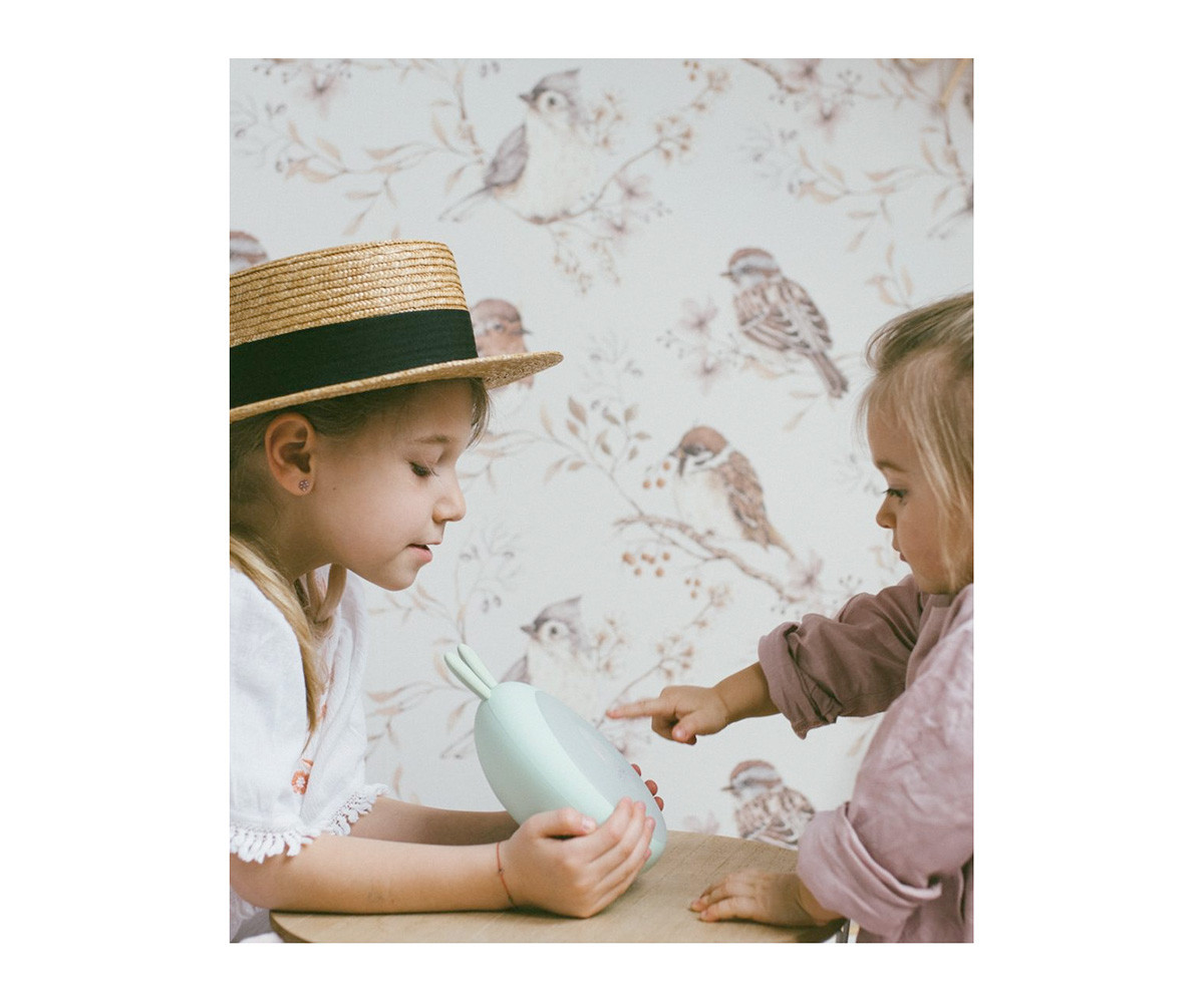 Despertador Lámpara Conejo Verde