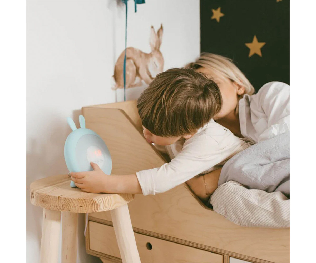 Despertador Lámpara Conejo Verde