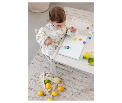 Bata de Pintura Escolar Happy Fruits Light Khaki