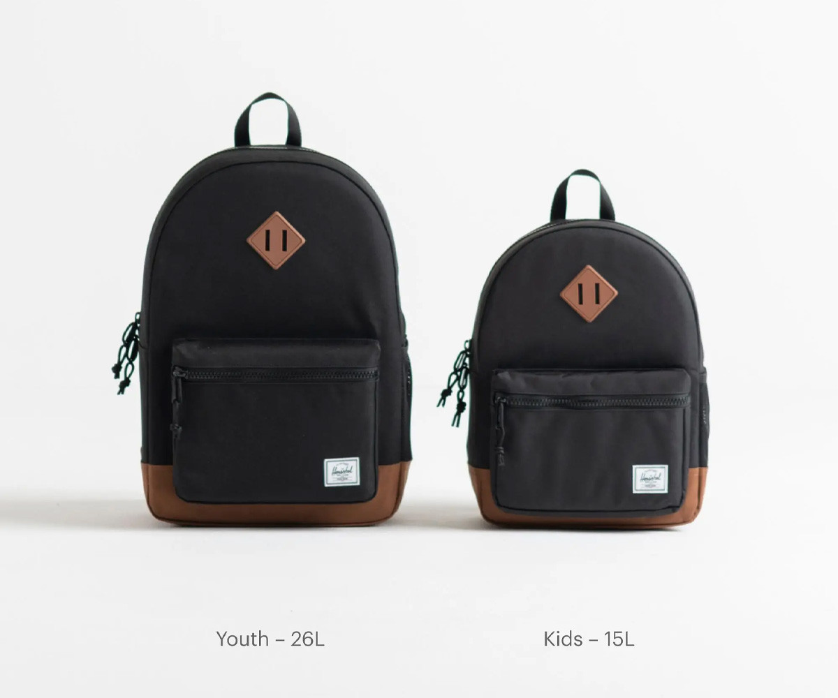 Zaino Herschel Heritage Youth New Hawaiian Surf Saddle Brown Personalizzabile