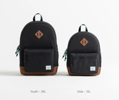 Zaino Herschel Heritage Youth New Hawaiian Surf Saddle Brown Personalizzabile