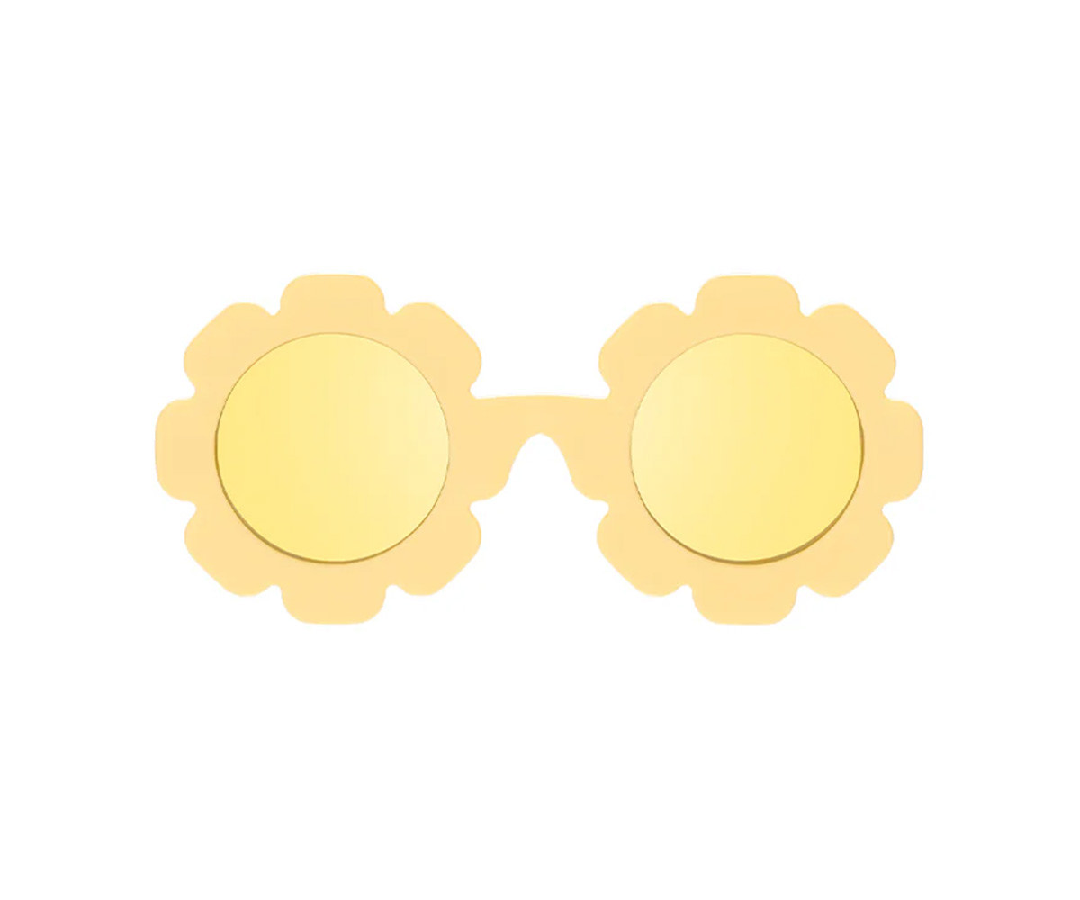Gafas de Sol Flexibles (3-5 años) Polarizadas Daisy Flower Yellow Mirrored Lenses
