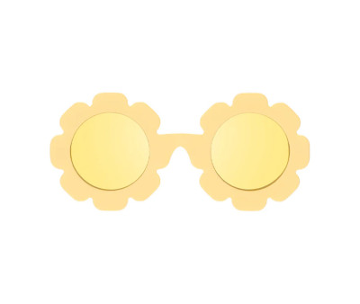 Gafas de Sol Flexibles (3-5 años) Polarizadas Daisy Flower Yellow Mirrored Lenses