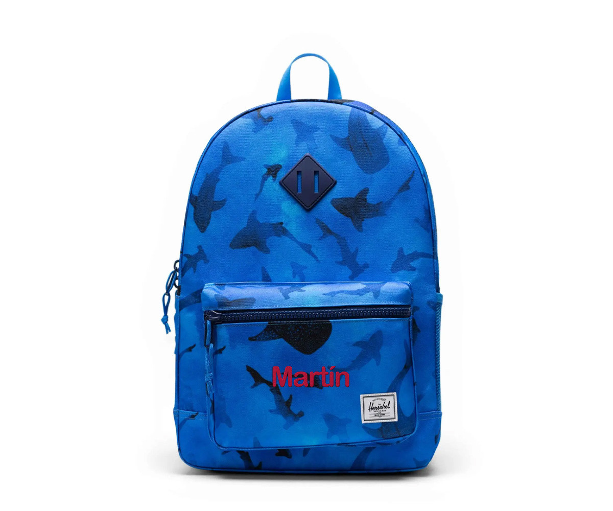 Zaino Herschel Heritage Youth New Sharks Personalizzabile