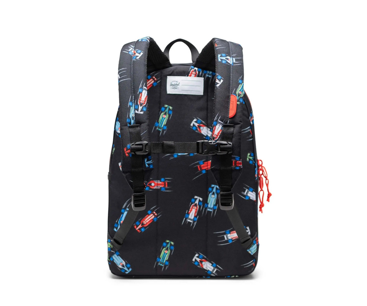 Zaino Herschel Heritage Youth New Race Cars Personalizzabile