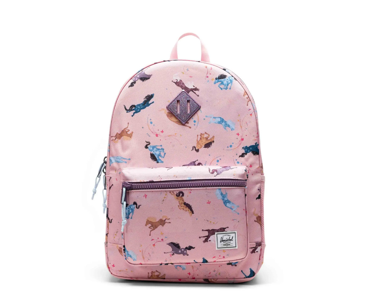 Personalized Herschel Heritage Youth Backpack Wild Horses