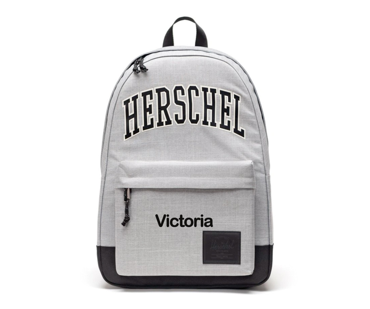 Zaino Herschel Classic XL Varsity Grey Personalizzabile