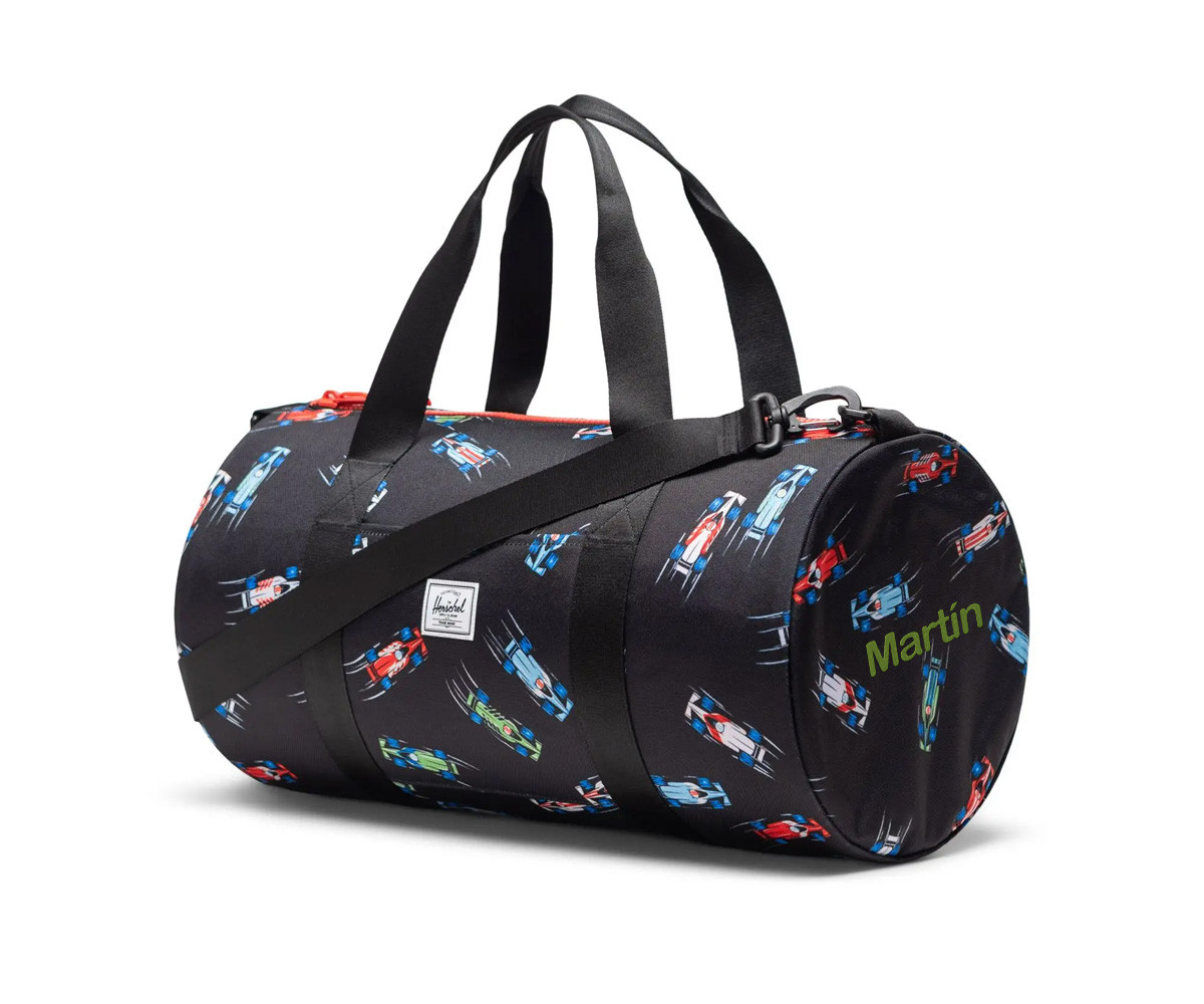 Borsa Sportiva Herschel Classic Little Race Cars Personalizzabile