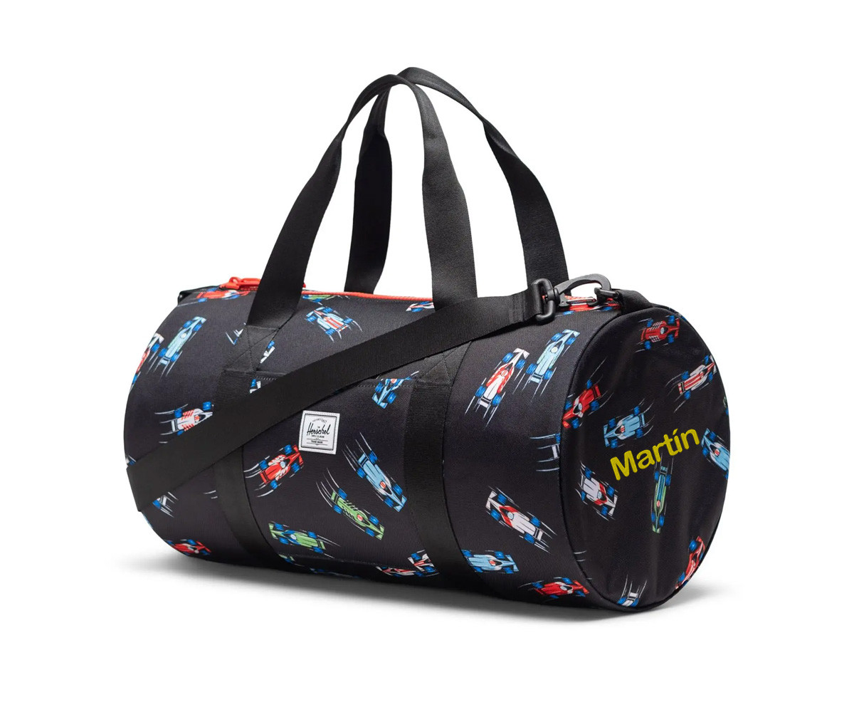 Borsa Sportiva Herschel Classic Little Race Cars Personalizzabile