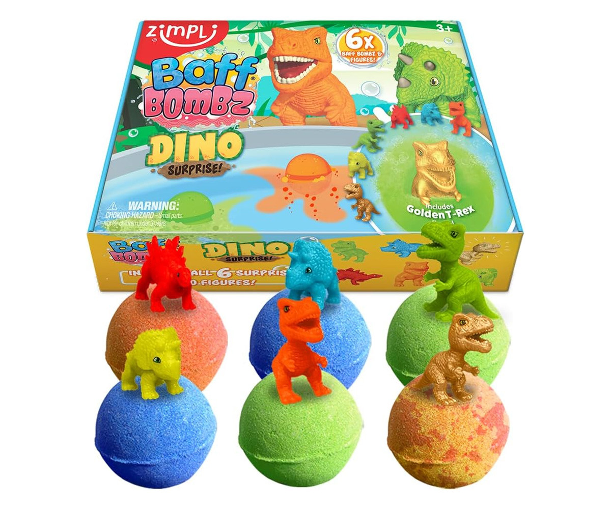 6 Bombe da Bagno Surprise Dino
