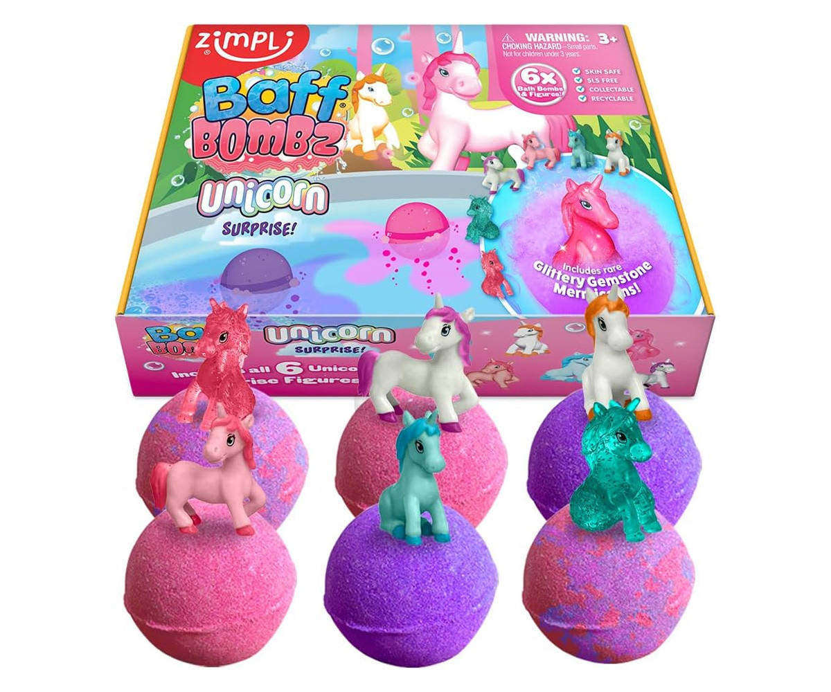 6 Bombe da Bagno Surprise Unicorn