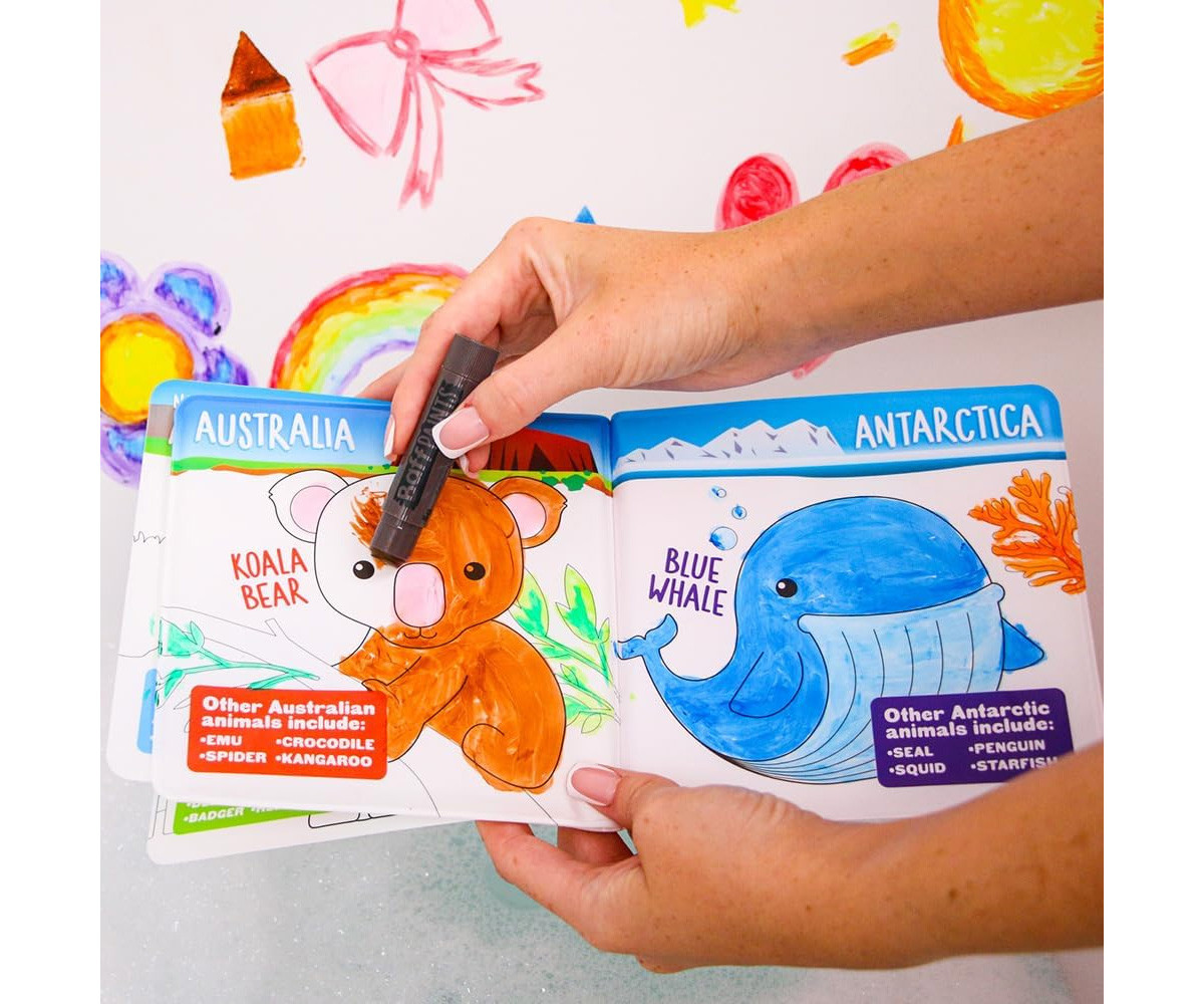 Activity Set Baff Paints per Colorare nella Vasca