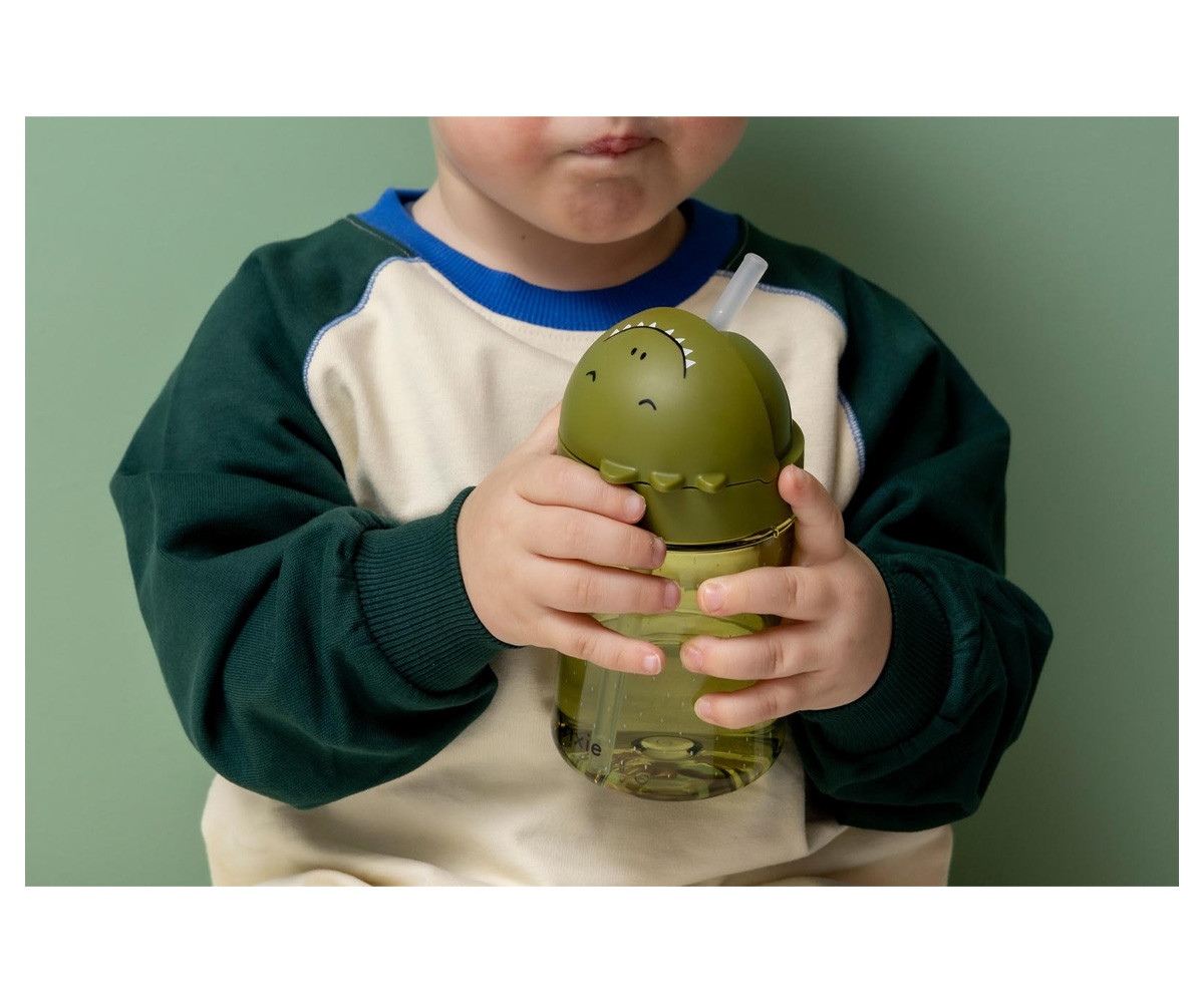 Vaso con pajita Mr. Dino