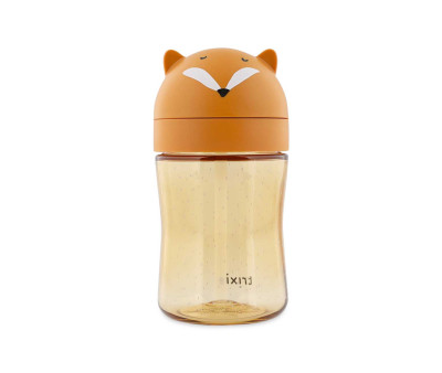 Vaso con pajita Mr. Fox