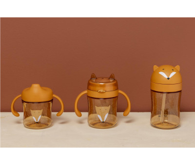 Vaso con pajita Mr. Fox